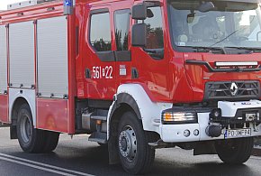 Interweniowały cztery zastępy straży pożarnej. Kolizja w Kościelnej Wsi