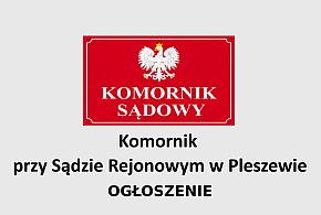 Ogłoszenie komornicze: obwieszczenie o pierwszej licytacji nieruchomości