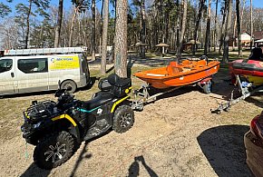 Sezon jeszcze się nie zaczął, a ratownicy w Gołuchowie już muszą działać