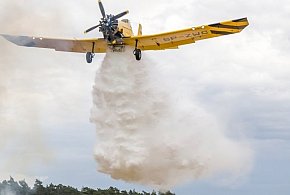 Płonące lasy  pod Gizałkami i w gminie Pleszew. Skierowano samolot gaśniczy