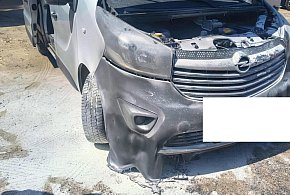 Pożar busa. Ogień pojawił się w komorze silnika