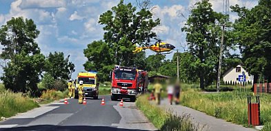 Wielkopolska: Ksiądz przygnieciony przez bryczkę. Stan poważny