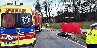 17-letni motocyklista zginął na drodze krajowej nr 11 w regionie