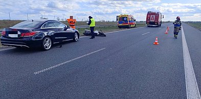 Wielkopolska. Tragiczna śmierć motocyklisty na drodze ekspresowej