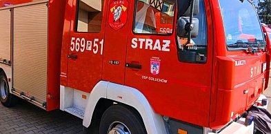 Pożar w pobliżu przepompowni ścieków. Sobota na sygnale