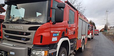 Groźny pożar opanowany. Na miejscu kilka zastępów straży pożarnej