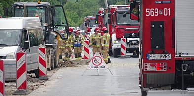 [Zdjęcia] Poważna interwencja przy szpitalu w Pleszewie. Na miejscu służby