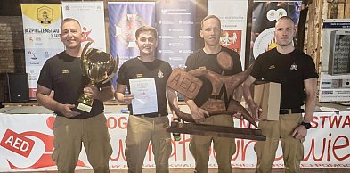 [Zdjęcia] Hat-trick strażaków z Pleszewa. Puchar zostaje w komendzie na zawsze