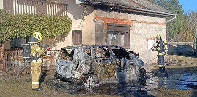 [fot] Jednostki straży z dwóch powiatów gasiły pożar w gminie Gizałki