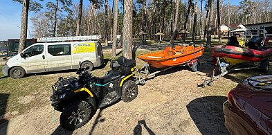 Sezon jeszcze się nie zaczął, a ratownicy w Gołuchowie już muszą działać