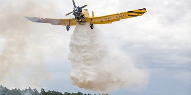 Płonące lasy  pod Gizałkami i w gminie Pleszew. Skierowano samolot gaśniczy