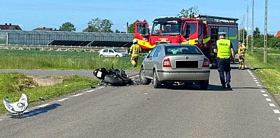 Motocyklista z powiatu pleszewskiego walczy o życie po ciężkim wypadku