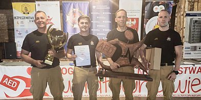 [Zdjęcia] Hat-trick strażaków z Pleszewa. Puchar zostaje w komendzie na zawsze