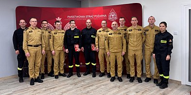 Strażacy z Pleszewa z awansami. Podziękowania za-14889