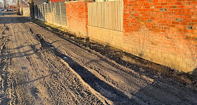 Mieszkańcy grzęzną w błocie pod Pleszewem i domagają się nowej drogi