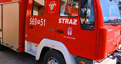 Pożar w pobliżu przepompowni ścieków. Sobota na sygnale