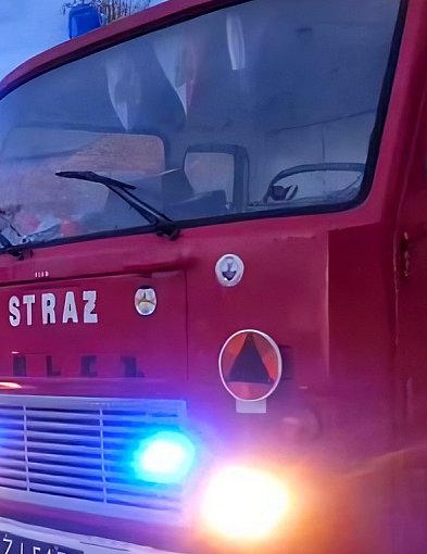 Ogień przy drodze w Kościelnej Wsi. Czy to było podpalenie?