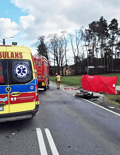17-letni motocyklista zginął na drodze krajowej nr 11 w regionie