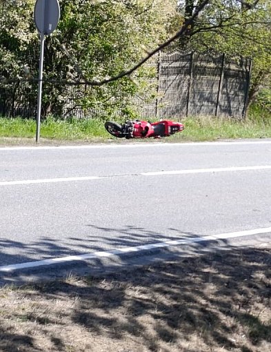 Region: młody motocyklista zginął na drodze krajowej nr 11