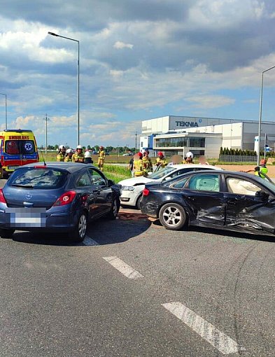 Mieszkanka Chocza poszkodowana w wypadku na drodze krajowej pod Gołuchowem