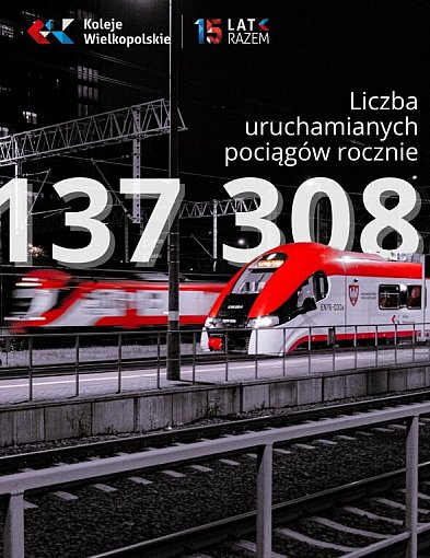15 lat razem z Kolejami Wielkopolskimi