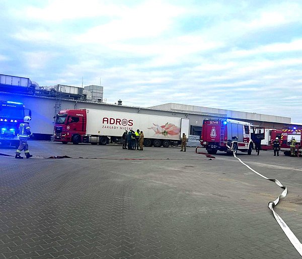 Straże pożarne w Adrosie w Dobrzycy ćwiczyły akcję ratunkową