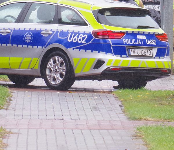 Kompletnie pijana mieszkanka powiatu staranowała płot. Przewoziła pasażera