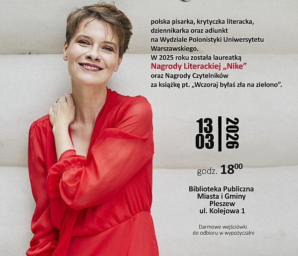 Eliza Kącka i jej poruszająca książka o macierzyństwie. Spotkanie z Pleszewie