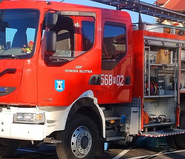 Pożar w Taczanowie Drugim. To był pracowity dzień dla strażaków