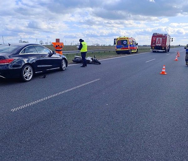 Wielkopolska. Tragiczna śmierć motocyklisty