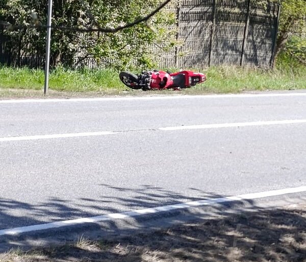 Region: młody motocyklista zginął na drodze krajowej