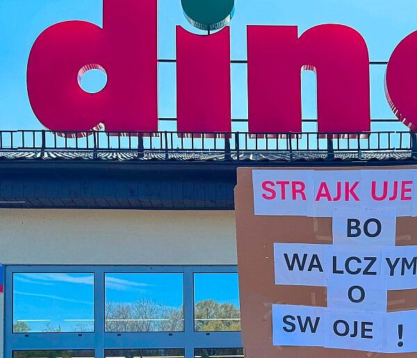 Wielki protest pod siedzibą Dino. Utrudnienia