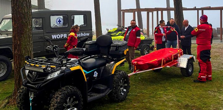 Ważne doposażenie WOPR-u w Gołuchowie-15439