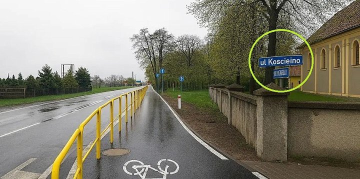 Fejkowe zdjęcia ścieżki rowerowej w Kuczkowie