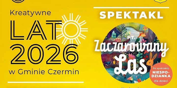 Kreatywne lato 2026 w Gminie Czermin. Program