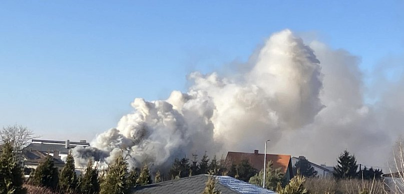 [Zdjęcia] Walka z ogniem trwała blisko 4 godziny