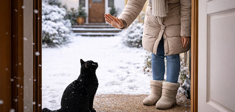Pleszew: Głodny i zmarznięty, bo w nowym domu "zwierzęta będą niszczyć"