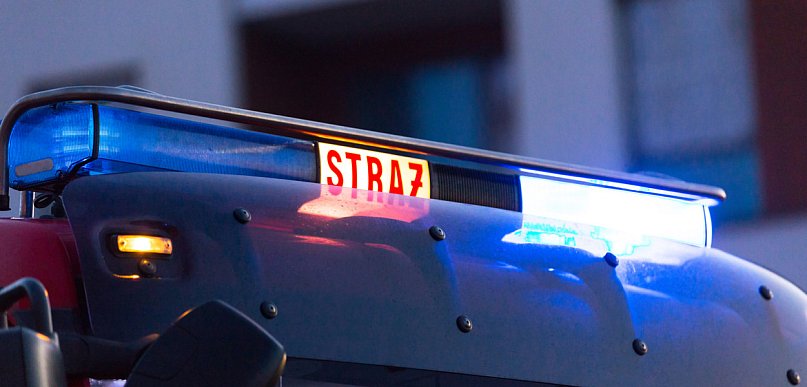 Zderzenie dwóch pojazdów w gminie Pleszew. Służby na miejcu