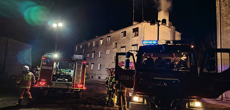 Płomienie i iskry z komina. Strażacy znów ruszyli do akcji