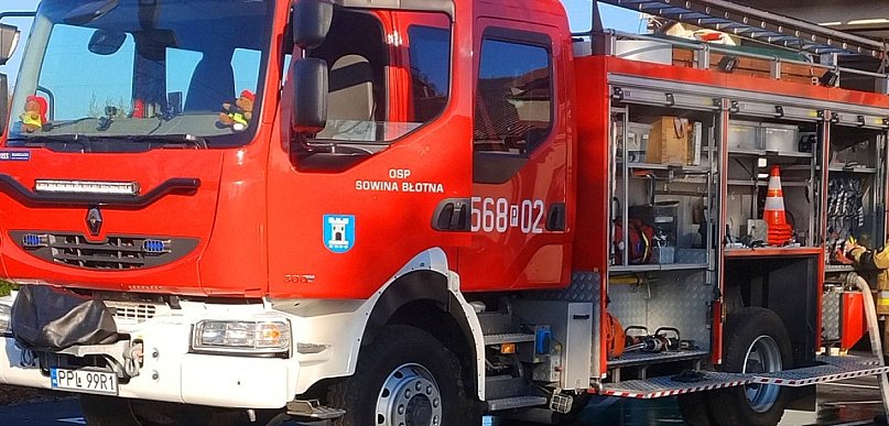 Pożar w Taczanowie Drugim. To był pracowity dzień dla strażaków