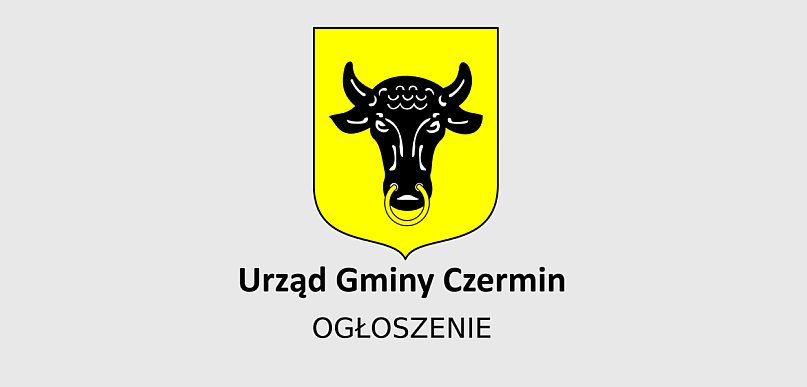 Gmina Czermin. Ogłoszenie urzędowe: rozpoczęcie konsultacji społecznych