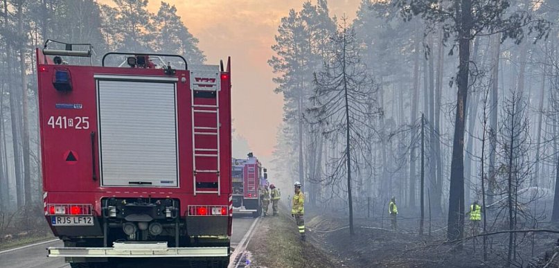 Nocny wyjazd wielkopolskich strażaków. Wśród nich ratownik z Pleszewa