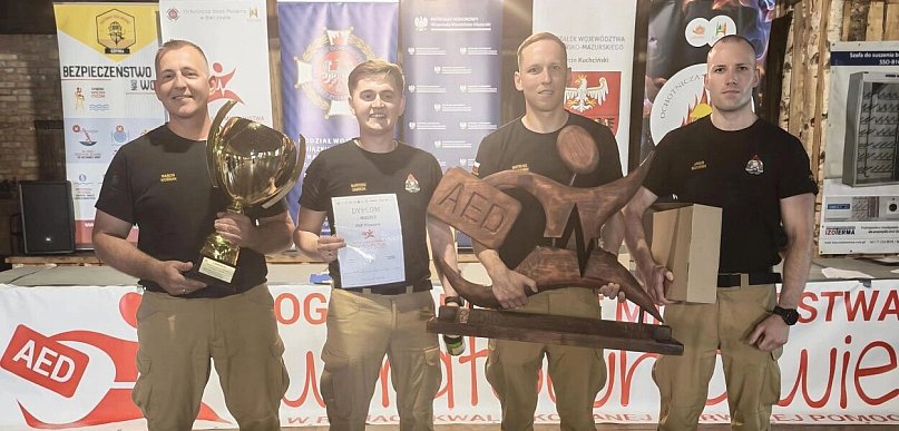 [Zdjęcia] Hat-trick strażaków z Pleszewa. Puchar zostaje w komendzie na zawsze