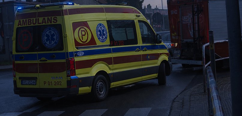 Wypadek na krajówce w Pleszewie. Jedna osoba w szpitalu