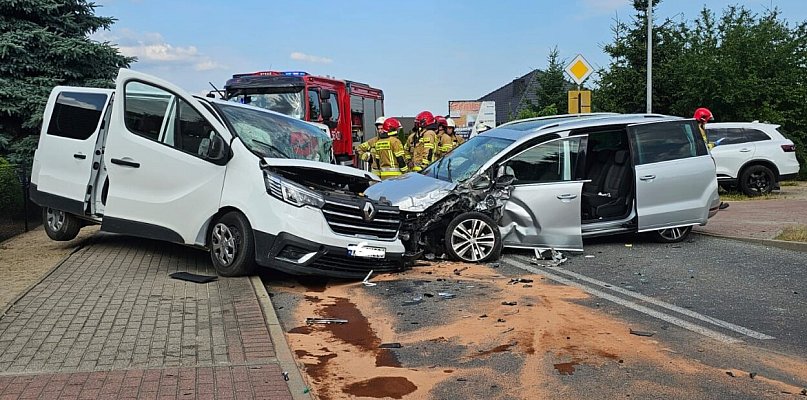 Wypadek z udziałem dziecka na trasie Pleszew - Dobrzyca. Lądowalo LPR