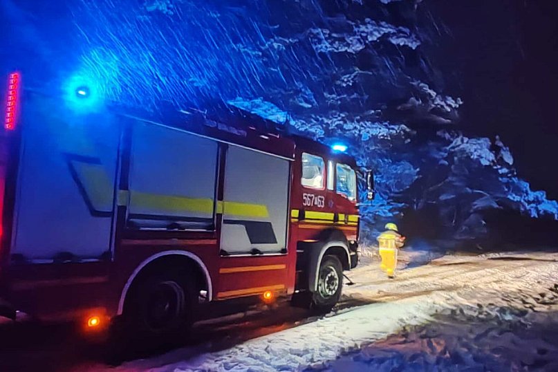 Ciężka noc. Dziesiątki zdarzeń w powiecie