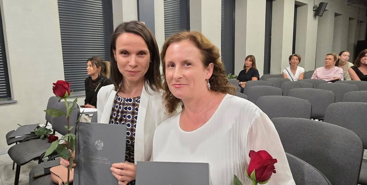 Od lewej: J. Józefowicz  i A. Witkowska. Foto. FB A. Ptak, 