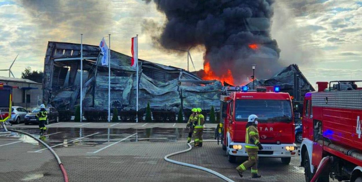 Gigantyczny pożar  w regionie - do akcji wkracza prokuratura.