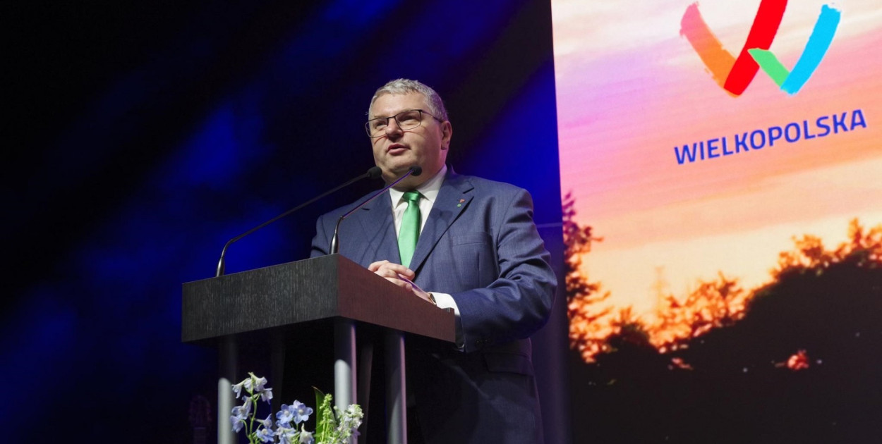 Wicemarszałek Krzysztof Grabowski przekazał dobre informacje dla wielkopolskich sołectw . Fot. UMWW