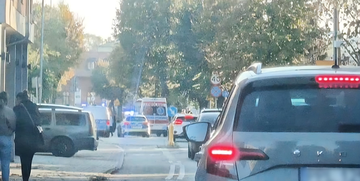 Potrącenie z 21 października. Foto Czytelnik